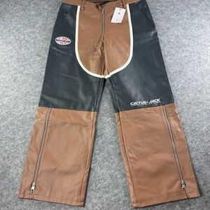 NIKE AIR JORDAN X TRAVIS SCOTT WOMENS PANTS SIZE 12 BROWN/BLACK DX8601-256